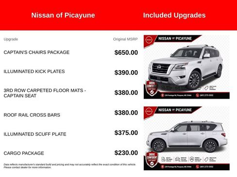 Used 2022 Nissan Armada Platinum w/ Captain's Chairs Package RWD image 7