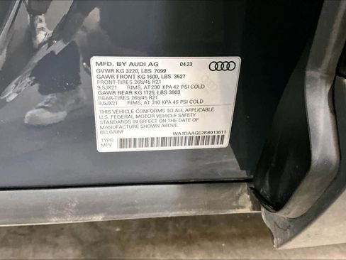 Certified 2024 Audi Q8 e-tron Prestige w/ Prestige Package image 39