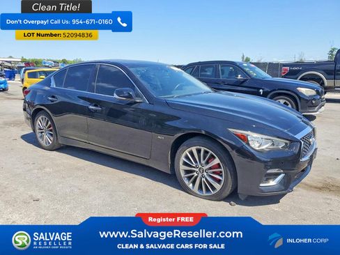 Used 2018 INFINITI Q50 Luxe w/ Essential Package (3.0T Luxe) AWD/4WD image 5