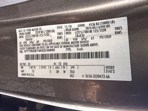 Used 2019 Ford F250 XL w/ STX Appearance Package AWD/4WD image 18
