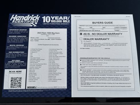 Used 2023 RAM 1500 Big Horn AWD/4WD image 39