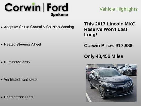 Used 2017 Lincoln MKC Reserve image 7
