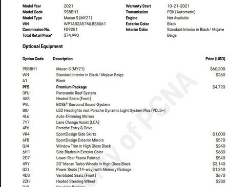 Certified 2021 Porsche Macan S AWD/4WD image 9