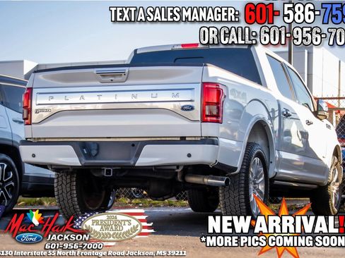 Used 2015 Ford F150 Platinum w/ Equipment Group 701A Luxury image 1