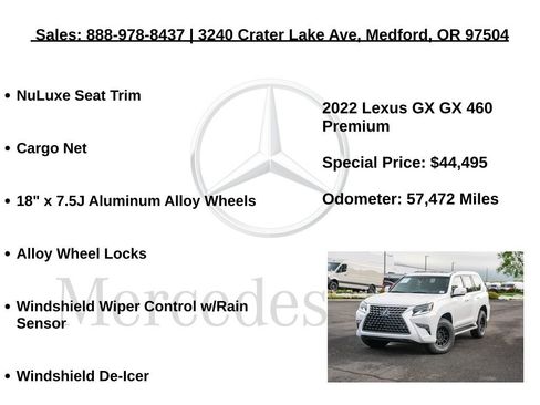 Used 2022 Lexus GX 460 Premium w/ Premium Package AWD/4WD image 24