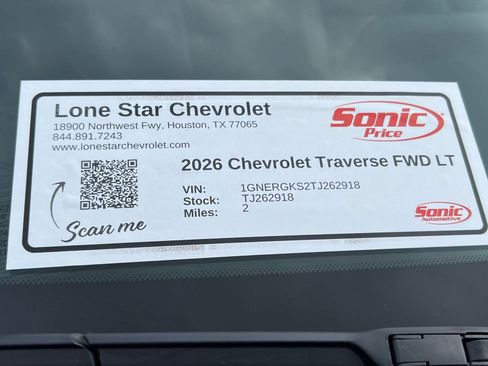 New 2026 Chevrolet Traverse LT w/ Midnight/Sport Edition image 31