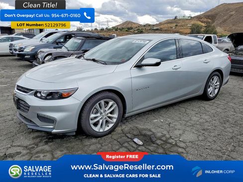 Used 2017 Chevrolet Malibu Hybrid w/ Driver Confidence Package FWD image 1