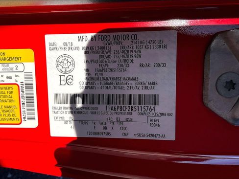 Used 2019 Ford Mustang GT Premium w/ Black Accent Package image 32