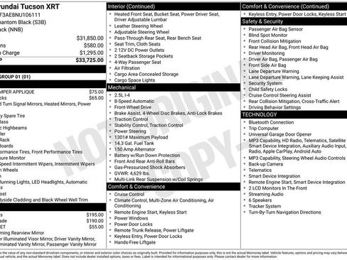 Used 2022 Hyundai Tucson XRT FWD image 19