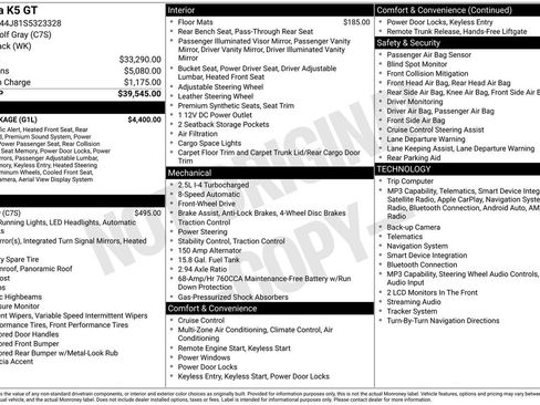 Used 2025 Kia K5 GT w/ GT1 Package FWD image 5