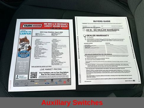 Used 2022 Jeep Gladiator Sport w/ Trailer Tow Package image 14