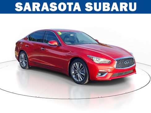 Used 2023 INFINITI Q50 Luxe w/ Cargo Package image 1