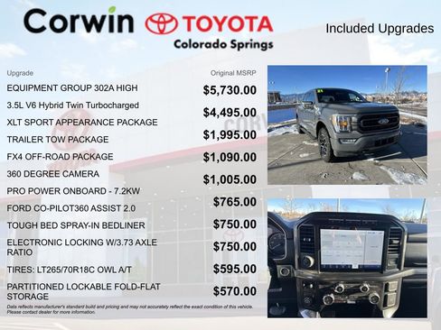 Used 2021 Ford F150 XLT w/ Equipment Group 302A High image 4