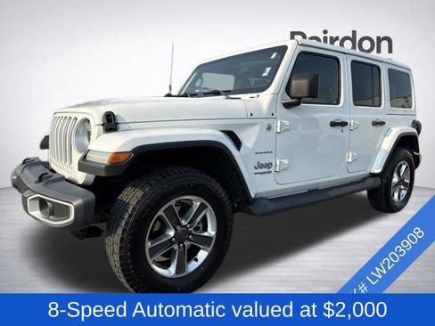 Used 2020 Jeep Wrangler Unlimited Sahara w/ LED Lighting Group AWD/4WD image 3