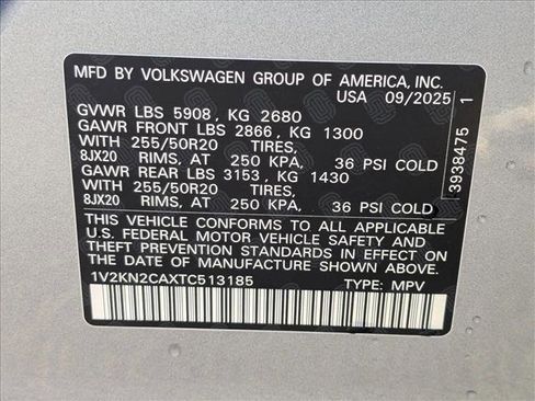 New 2026 Volkswagen Atlas SE image 21