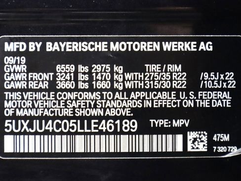 Used 2020 BMW X5 M50i image 50