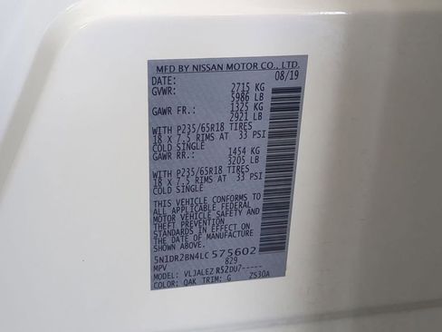 Used 2020 Nissan Pathfinder SV image 36