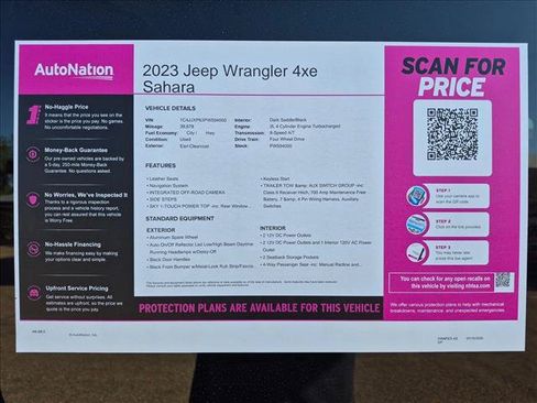 Used 2023 Jeep Wrangler Unlimited Sahara w/ Cold Weather Group AWD/4WD image 19