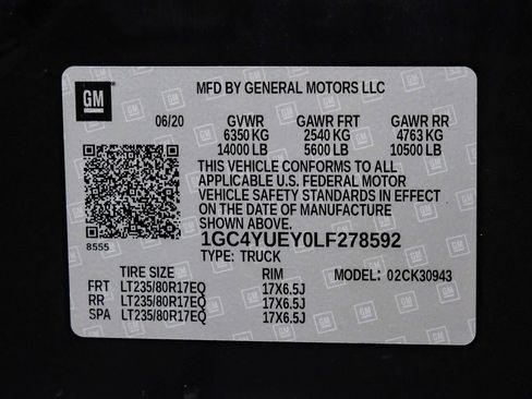 Used 2020 Chevrolet Silverado 3500 LTZ w/ LTZ Plus Package AWD/4WD image 63
