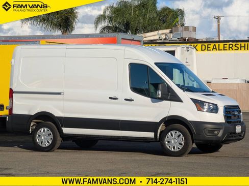 Used 2023 Ford E-Transit Medium Roof w/ Load Area Protection Package image 1