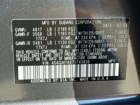 New 2026 Subaru Crosstrek 2.5i Wilderness AWD/4WD image 40