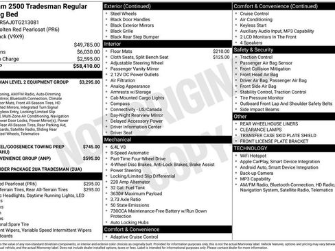 New 2026 RAM 2500 Tradesman AWD/4WD image 3