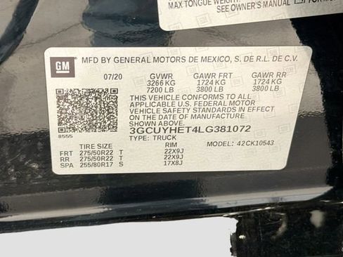 Used 2020 Chevrolet Silverado 1500 High Country w/ Technology Package image 28