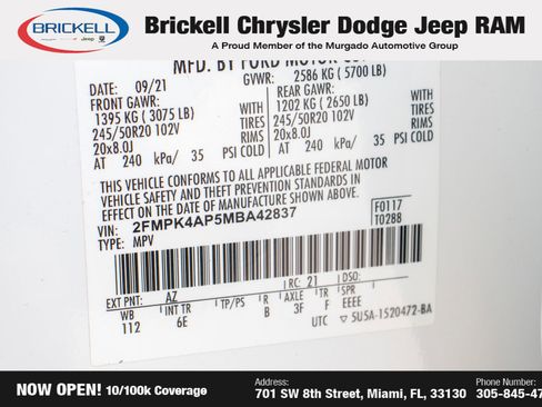 Used 2021 Ford Edge ST image 37