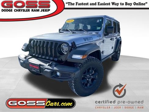 Certified 2021 Jeep Wrangler Unlimited Willys image 1
