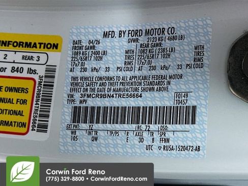 New 2026 Ford Bronco Sport Big Bend AWD/4WD image 31