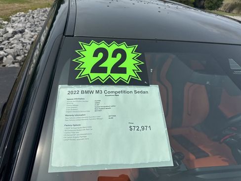 Used 2022 BMW M3 Competition w/ M Carbon Exterior Package image 20