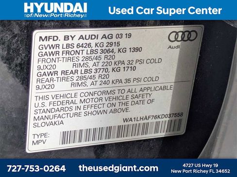 Used 2019 Audi Q7 2.0T Premium Plus w/ Premium Plus Package image 45