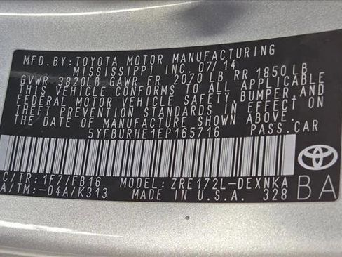 Used 2014 Toyota Corolla LE image 23