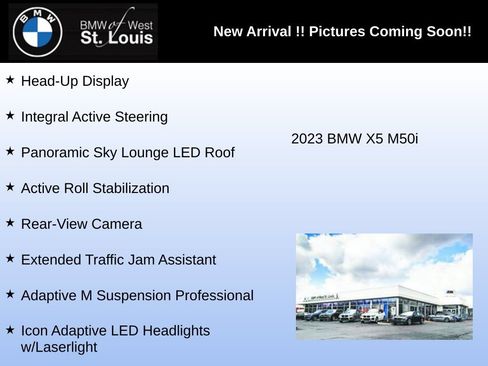 Used 2023 BMW X5 M50i w/ Executive Package AWD/4WD image 4