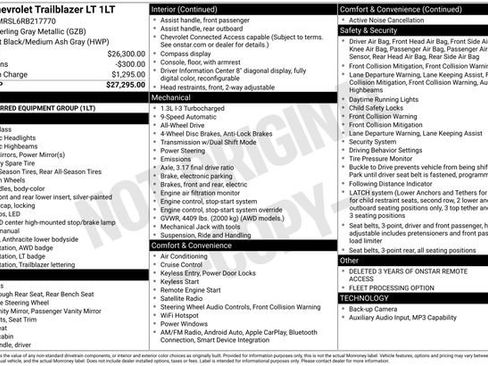 Used 2024 Chevrolet TrailBlazer LT AWD/4WD image 11