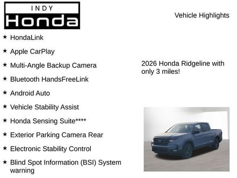 New 2026 Honda Ridgeline Sport image 7