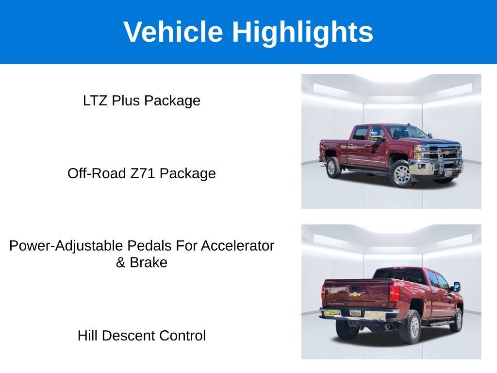 Used 2016 Chevrolet Silverado 2500 LTZ w/ Duramax Plus Package AWD/4WD image 2