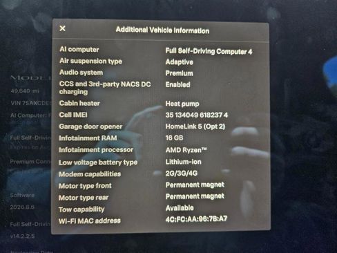 Used 2023 Tesla Model X AWD/4WD image 5