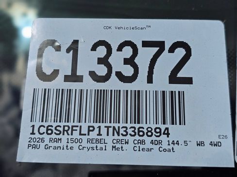 New 2026 RAM 1500 Rebel w/ Bed Utility Group AWD/4WD image 10
