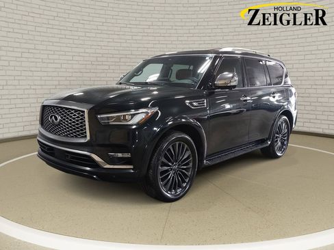 Used 2023 INFINITI QX80 Sensory w/ Cargo Package AWD/4WD image 1