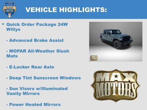 New 2025 Jeep Gladiator Sport AWD/4WD image 6