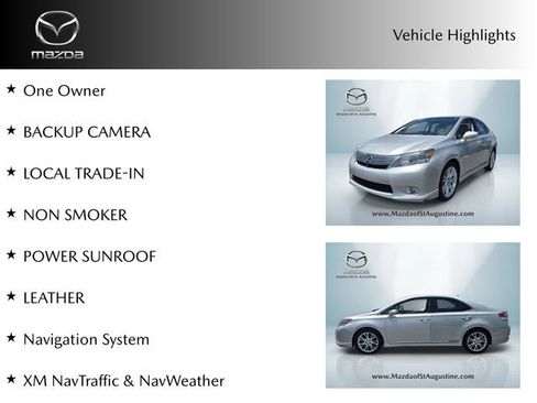 Used 2011 Lexus HS 250h Premium w/ Park Assist Pkg FWD image 2