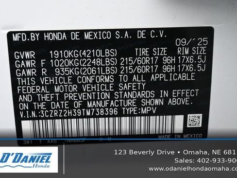 Used 2026 Honda HR-V LX image 43