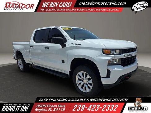 Used 2020 Chevrolet Silverado 1500 Custom w/ Custom Value Package RWD image 3