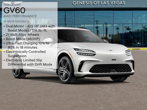 New 2026 Genesis GV60 Performance AWD/4WD image 3