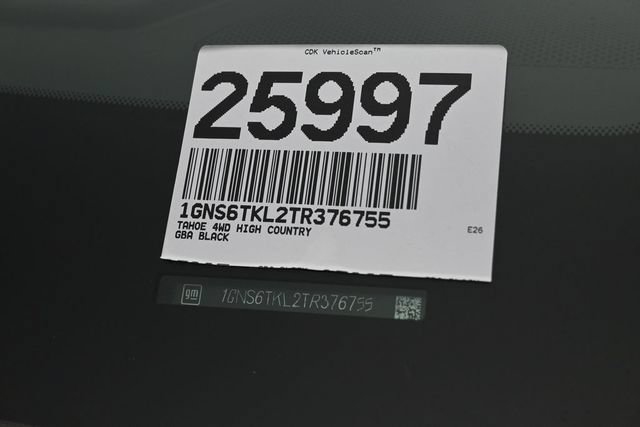 New 2026 Chevrolet Tahoe High Country AWD/4WD image 18