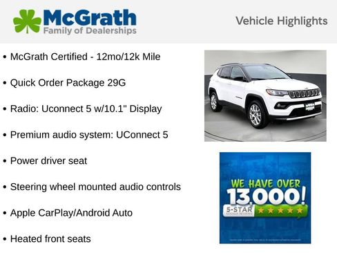 Used 2025 Jeep Compass Limited AWD/4WD image 6