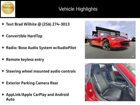 Certified 2021 MAZDA MX-5 Miata RF Club image 6