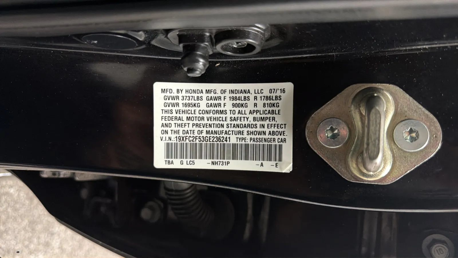 Used 2016 Honda Civic LX image 29