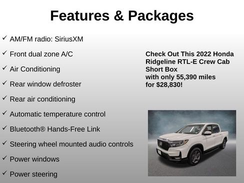 Certified 2022 Honda Ridgeline RTL-E image 12